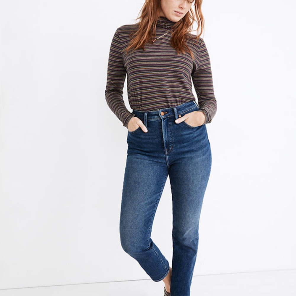 Madewell Curvy Perfect Vintage Jean Maplewood Wash